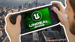 Yes, Unreal Engine 5 on the Steam Deck