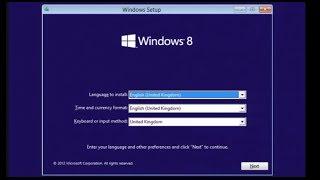 How To Install Windows 8