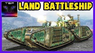 Crossout #237 ► Massive GOLIATH ¦ Land BattleShip (2x Cyclones) Build & Gameplay