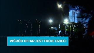 Tragedia na Mazurach. Auto wjechało pod pociąg, nie żyje pięć osób.