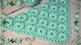 ️NEW! Crochet shawl. Pattern for knitting shawls. Crochet for beginners