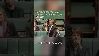 House #Shorts - "10 + 10 + 5 = 25, Mr Speaker"