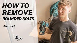 How to remove a rounded bolt from skates - Method 1 | Loco Tips