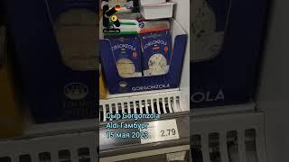 Сыр Gorgonzola, 200г, 2,79€. Aldi Гамбург 15 мая 2023. #сыр #горгонзола #цены  #продукты #kupleno_de