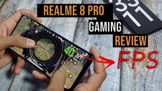 Realme 8 Pro PUBG gaming review | battery drain test | gameplay | FPS meter