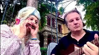 A little blues jam at the Hohner Villa - Rachelle Plas & Philippe Hervouët