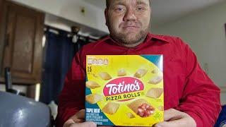 Taste Testing Totino's Triple Meat Pizza Rolls Snack.