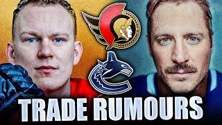 CANUCKS & SENATORS TRADE RUMOURS: BRADY TKACHUK OUT? + NEW JT MILLER TALK…