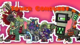 Tower Conquest. Случайно прокачали все фракции. Жнец круче всех!