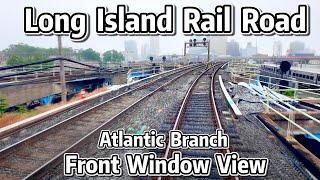 ⁴ᴷ⁶⁰ Long Island Rail Road Front Window View - The Atlantic Branch to Jamaica