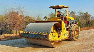 16 Years Old Expert Bulldozer JV100 WP Driver Road Construction | Mega Projects