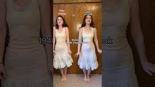 Styling a 1940s looks Vintage Vs Modern!