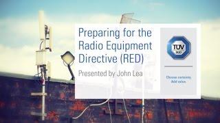 Preparing for the Radio Equipment Directive