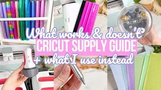 BEFORE YOU BUY CRICUT SUPPLIES WATCH THIS! WHAT NOBODY TOLD ME WHEN I FIRST GOT MY CRICUT