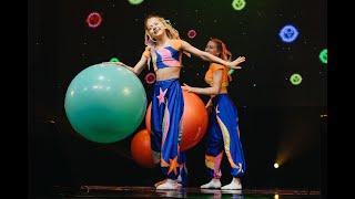 Circus "Up!" "Asterisks " Amur Region, Acrobatics on fitballs. Цирк "Ап!" акробатика на фитболах.