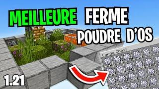 USINE à POUDRE d'OS sur Minecraft 1.21! (Bedrock/Mcpe/Consoles)