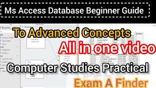 Ms Access Database Development Process Tutorial 1 (Tables, Forms, Queries and Reports)