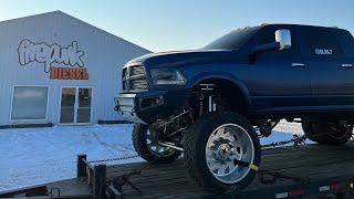 DROPPING MY SEMA TRUCK OFF AT FIREPUNK DIESEL W SHOP TOUR BY LAVON MILLER