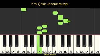 Kral Şakir Jenerik Müziği  Melodika Org Notaları