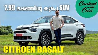 Citroen Basalt | Content With Cars | Malayalam Review