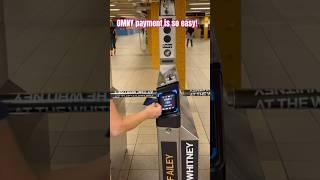 Use OMNY on NYC’s subway & buses to pay! It’s SO easy - just use your credit card or smart watch!