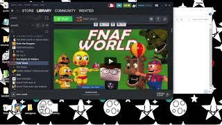 how to download fnaf world on steam