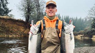 Catching the freshest coho salmon on the west coast