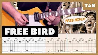 Lynyrd Skynyrd - Free Bird - Guitar Tab | Lesson | Cover | Tutorial