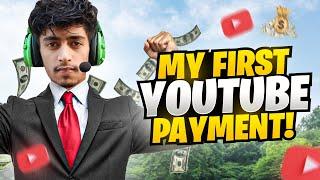 MY FIRST YOUTUBE INCOME !!!