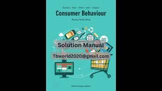 Consumer Behaviour: Buying, Having, and Being, Michael R. Solomon , Kelley Main , Katherine White