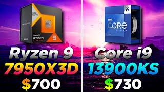 Ryzen 9 7950X3D vs Core i9 13900KS | PC Gameplay Tested