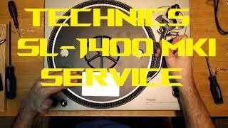 Technics SL-1400: Service and cartridge installation / alignment