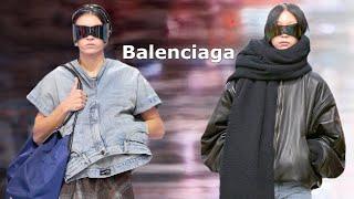 Balenciaga мода осень 2024 зима 2025 в Париже | Стильная одежда и аксессуары