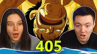 STRAWHATS DEFEATED?! One Piece Ep 405 REACTION & REVIEW