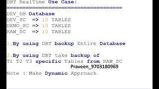 DBT Macro | DBT Real Time Use Case | Cloning in DBT | Cloning specific tables