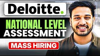 Deloitte Mass Hiring 2025 | NLA Syllabus and Test Pattern | Job for College Students