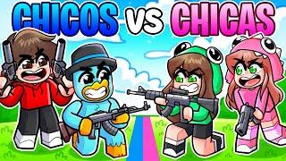 CHICOS vs CHICAS en Roblox Rivals!