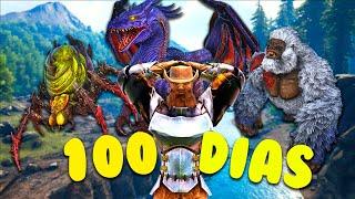 SOBREVIVÍ 100 DÍAS en ARK: THE ISLAND (HARDCORE)