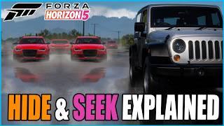 Forza Horizon 5 HIDE & SEEK Gamemode! Power-ups & Rewards Explained