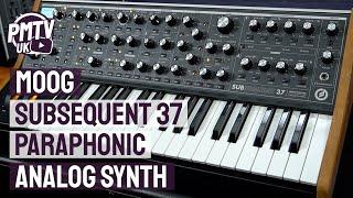 Moog Subsequent 37 Paraphonic Analog Synth - Overview & Demo