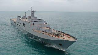 Chinese Shipyard Completes Sea Trials Of Thailand’s Type 071E LPD