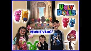 UGLY DOLLS MOVIE VLOG! Target Toy Hunt! Opening Blind Bags in the Theater!