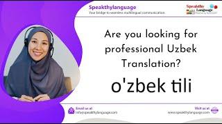 "Unlock Global Opportunities with Expert Uzbek Language Translation Services!"