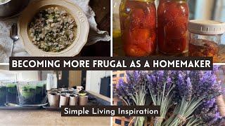 Becoming More Frugal as a Homemaker | Simple Living Inspiration