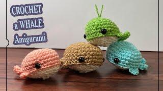 Adorable Whale Crochet Pattern  Amigurumi Step by Step Tutorial 