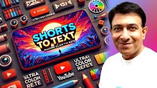 YouTube Shorts को Text में बदलो और फिर Video बनाओ! | How To Convert Youtube Video To Text