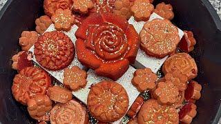  Orange Flowers and Fresh Blocks | Collab with @Asmrbox56 | Oddly Satisfying 