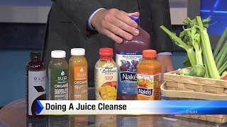 Doing a juice cleanse