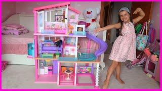 Rüya's New Magical Barbie House - Funny Kid Video