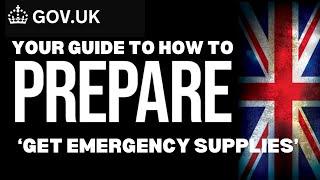 un-OFFICIAL UK Government Guidance on Being Prepared - Emergency Supplies